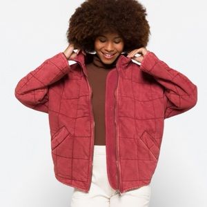 Free People Dolman Quilted Knit Jacket